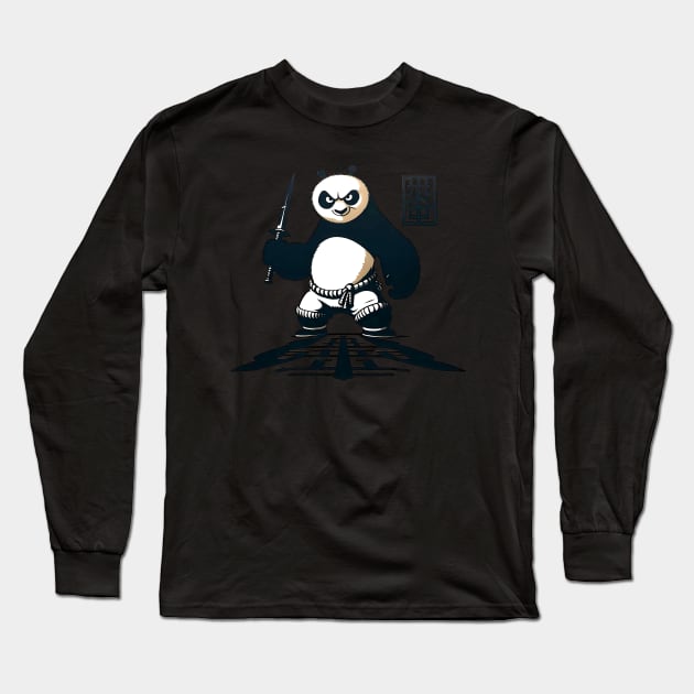 Kung Fu Panda Long Sleeve T-Shirt by Pastew Stdio